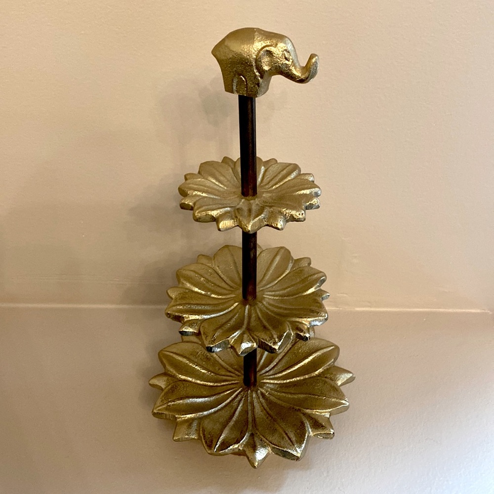 World Market Metallic Decorative Jewelry Holder